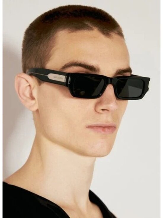 NEW SAINT LAURENT HAVANA GREY UNISEX SUNGLASSES SL660F 002